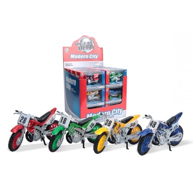 Metalni motor, die-cast, pull-back, 1:32