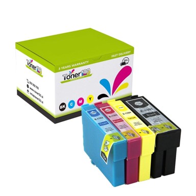 TONER123 Zamjenske tinte komplet Epson T1305 / T1301 + T1302 + T1303 + T1304, crna, cijan, magenta, žuta
