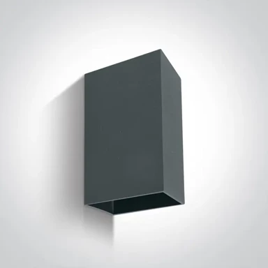 Zidna svjetiljka, LED, 2x3W, 3000K, IP54, DM67398A/AN/W, antracit