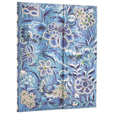 PAPERBLANKS Notes PB9893-5, magnetno zatvaranje, Ultra, crte, 18 x 23 cm, 72 lista, Blue Willow