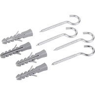 LUX TOOLS Plastična tipla 8x40 4St. VZ