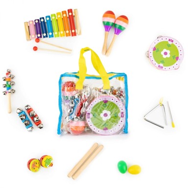 ECOTOYS Set glazbenih instrumenata od 14 dijelova