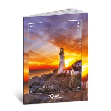 BLASETTI Bilježnica Scuola Zoom, A4 kvadratići, 42 listova, meki uvez