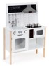 ECOTOYS Dječja drvena kuhinja s priborom i LED osvjetljenjem PLK537