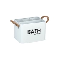 WENKO Bijela kupaonska kutija Gara