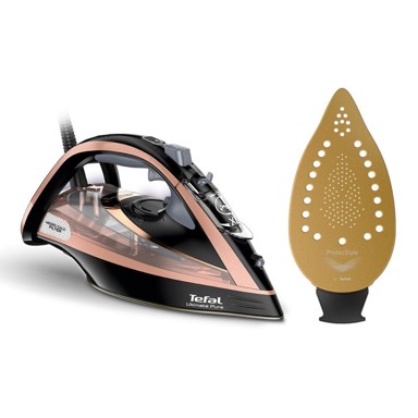 TEFAL Glačalo Ultimate Pure FV9867, 3000 W, rose gold