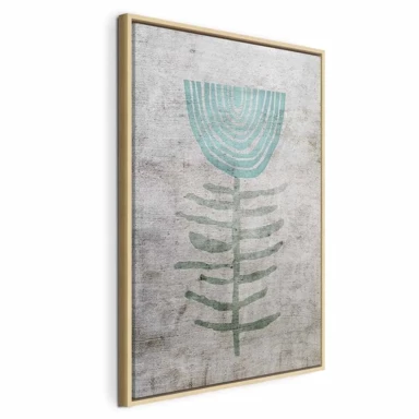 Slika Blue Lily, jednodijelna, okomita, 80x120 cm