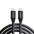 AXAGON Kabel za punjenje BUCM2-CM10AB, USB-C na USB-C 2.0, 1 m, PD 240 W, crni