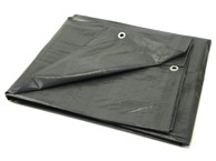 Cerada 3 x 5 m mega debela 120 g, siva