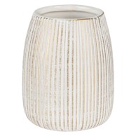 WENKO Bijela/u zlatnoj boji keramička čaša za četkice za zube Pascoli 