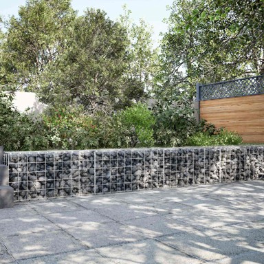 Gabion s žicom debljine 5 mm i mrežom 10x10 cm 450x100x50 cm