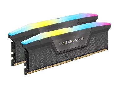 CORSAIR RAM memorija Vengeance RGB CMH32GX5M2F6000Z36, 32GB (2×16GB), DDR5-6000, CL36, DIMM, RGB