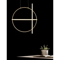 NOVA LUCE Visilica Arte LED 53 W, 3000 K, 4236 lm, dimm, IP20 NL9114862, zlatna
