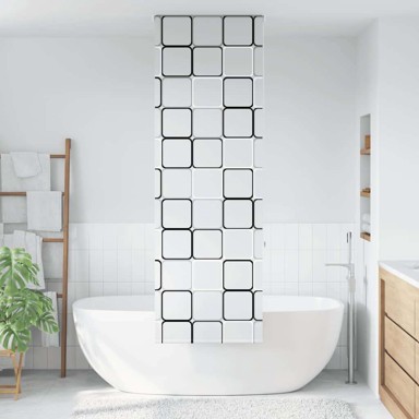 Rolo zavjesa za tuš, 60x240 cm, četvrtasto