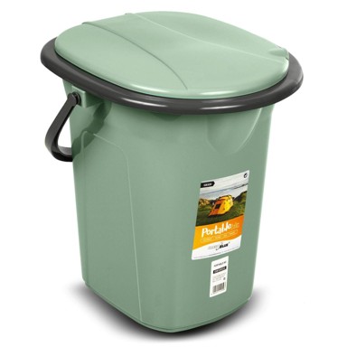 GREENBLUE Putni WC GB320GG, 19 l, zeleno-sivi
