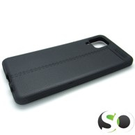 Silikonska maskica s uzorkom kože za Huawei P40 Lite Crna