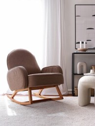 Naslonjač za ljuljanje, Yoko, smeđa