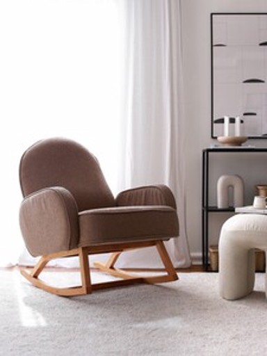 Naslonjač za ljuljanje, Yoko, smeđa