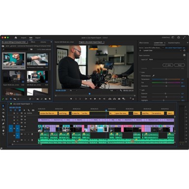 ADOBE Premiere Pro CC, pretplata na 12 mjeseci, 1 korisnik, Windows i macOS