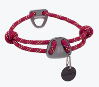 RUFFWEAR Ogrlica Knot-a-Collar, Hibiscus Pink, 51-66 cm