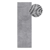 ELLE DECORATION Siva staza 80x240 cm Chappe Light Grey