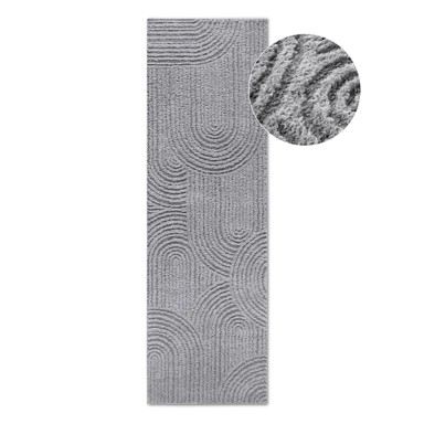 ELLE DECORATION Siva staza 80x240 cm Chappe Light Grey 