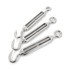 Zatezač užeta s kukom i ušicom M8, inox, 10 kom.