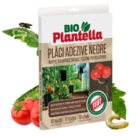 UNICHEM BIO PLANTELLA Ljepljive ploče za minere 17x24 cm 10 komada, crne