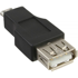 INLINE USB 2.0 adapter ženski na USB-A, crni