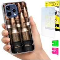 Maskica za Oppo Reno 15 5G, s foto tiskom, sa zaštitnim staklom 9H