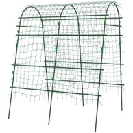 HOMESTAR Staklenik za rajčice s ulazom 142x73x195 cm, proziran