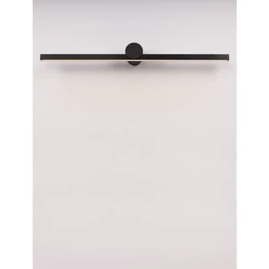Zidna lampa Breggo, LED, 3000 K, 17 W, 890 lm, crna