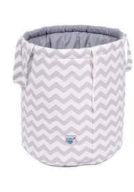 ELIS DESIGN Košara za igračke, sivo bijela