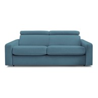BOBOCHIC PARIS Plava sklopiva sofa 215 cm Monaco, 215x99x96 cm