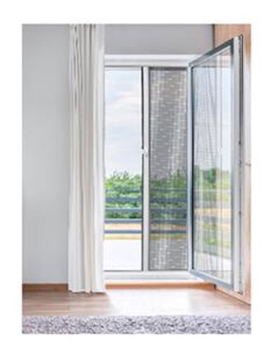 LUANCE Komarnik za vrata 140X230 cm, sivi