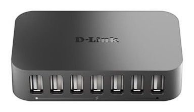 D-LINK USB hub DUB-H7, 7-portni, vanjski strujni adapter