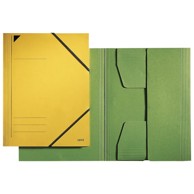 LEITZ Fascikl klapa s gumicom karton A4 39810255, zeleni