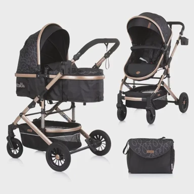 CHIPOLINO Kolica ESTELLE EBONY, crna