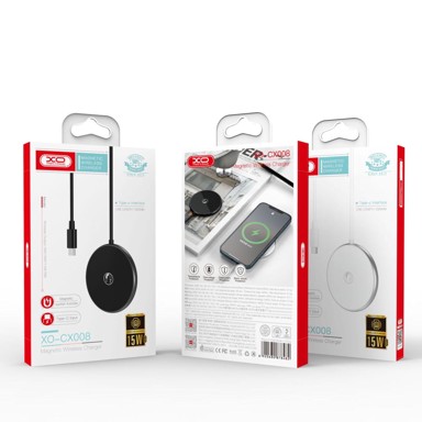 XO Bežični punjač CX008, magnetski, 15W, bijeli