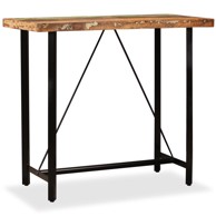 Barski stol od masivnog obnovljenog drva 120x60x107 cm