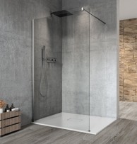 GELCO Tuš pregrada VARIO CHROME, zidna, 1100 mm, prozirno staklo, premaz protiv kamenca