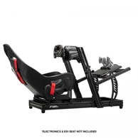 NEXT LEVEL RACING Cockpit F-GT Elite Lite Wheel Plate Edition, uključeni custom end caps, Buttkicker® adapter, magnetska libela, upravljanje kablovima