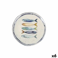 LA MEDITERRÁNEA Ravni tanjur Peixe, Ø 26 cm, 6 kom