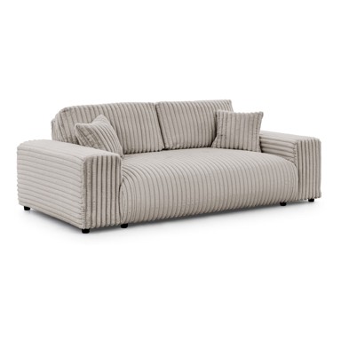 ROPEZ Svijetlo siva sofa od samta 213 cm Justin, 213x108x79 cm