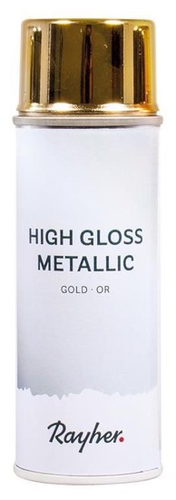 RAYHER Sprej Metalni sjaj 200 ml, zlatni
