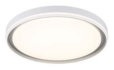 GLOBO Stropna svjetiljka Janice Ø50 cm, RGBW LED, bijela