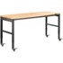 VEVOR Radni stol O4820L 122x51x104 cm, smeđe