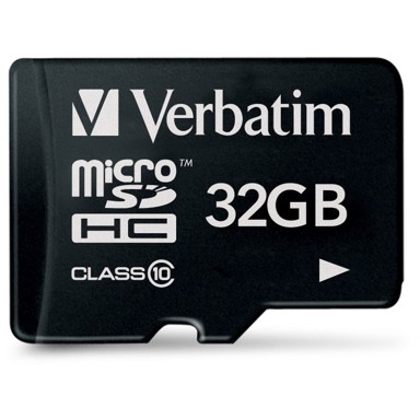 VERBATIM Memorijska kartica Premium MicroHC, 32 GB, 90 MB/s
