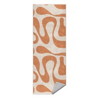 MILA HOME Narančasta periva staza 60x230 cm Caramel Latte 
