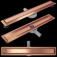 REA Tuš kanalica Neox Pro 90, brushed copper